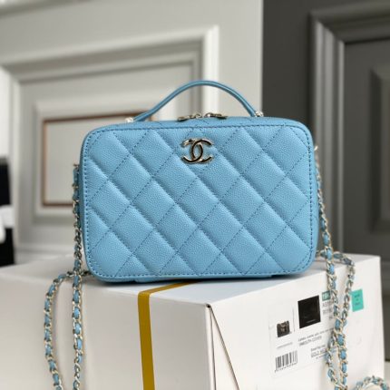 Caviar Top Handle Vanity Case