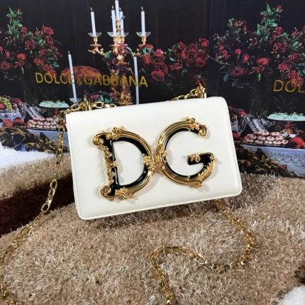 Dg Girls Phone Bag In Smooth Calfskin