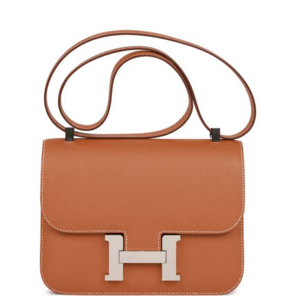 H Constance Bag Gold Epsom Palladium Hardware