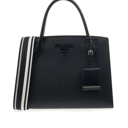 PP Monochrome Medium Saffiano Bag