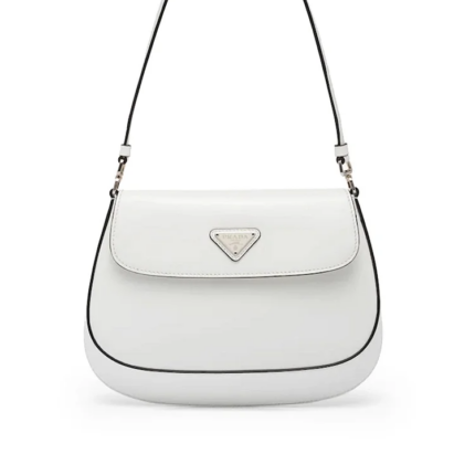 PP PP Cleo Brushed Leather Shoulder Bag with Flap