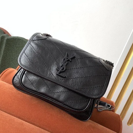 Y Niki Medium Vintage Leather Bag