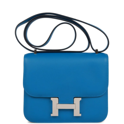 H Constance Bag Mykonos Verso Evercolor Palladium