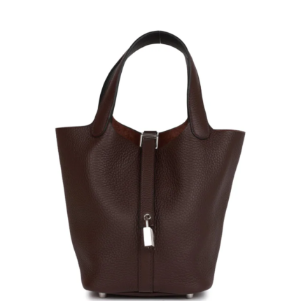 H Eclat Picotin Lock 18 Clemence Palladium Hardware