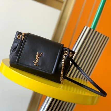 YSL Mini Nolita In Lambskin Bag