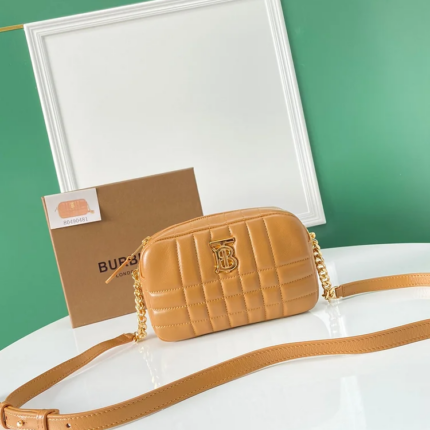 Bur Quilted Leather Small Lola Camera Bag