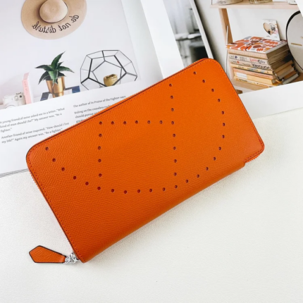 Hermes SilK Empson-Barenia Leather Wallets