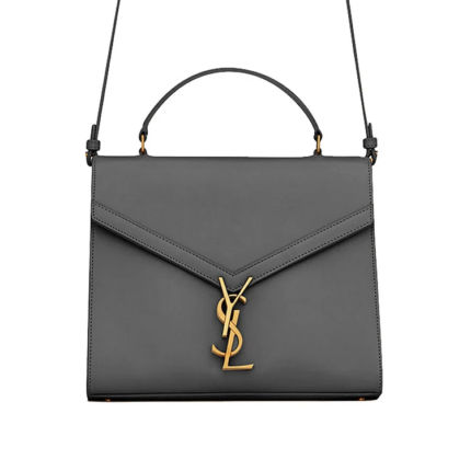 Y Cassandra Medium Top Handle in Box Y Leather