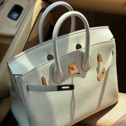 Hermès Birkin 30 craie Togo with Gold Hardware