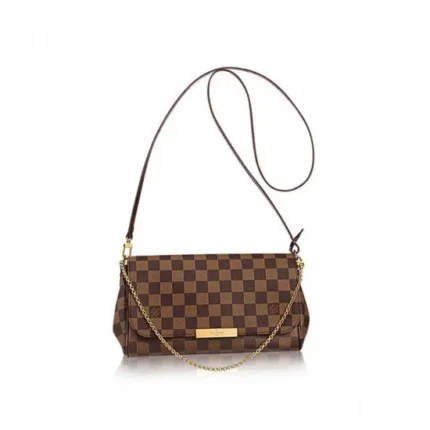 Louis Vuitton leather strap crossbody bag