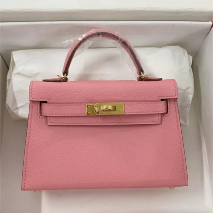 Hermès Kelly Mini Bag in Epsom Leather with Gold Hardware