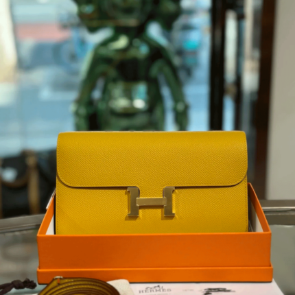 Hermes Mini Constance 18 Epsom Palladium