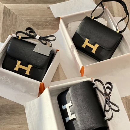 Hermès Constance 18 Black Epsom
