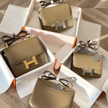 Hermès Constance 18 Etoupe Epsom