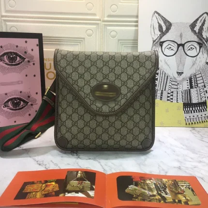 Gucci Premium Leather Crossbody Bag