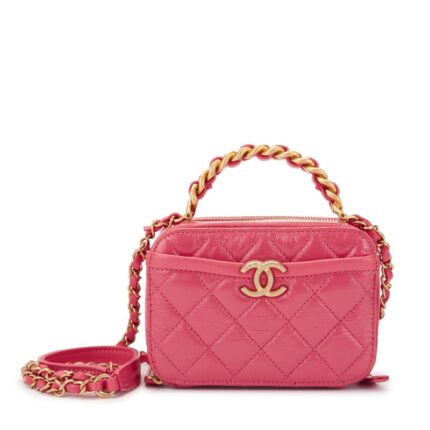 Chanel Mini bag Vanity Pink Aged Calfskin