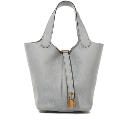 Hermès Picotin 18 Bleu Pale Gold Hardware