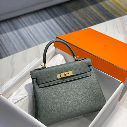 Hermes Kelly bag Palladium Gold Hardware