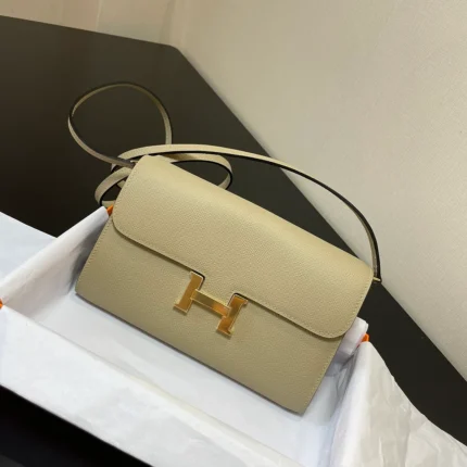 Hermes Mini Constance 18 Epsom Palladium bag