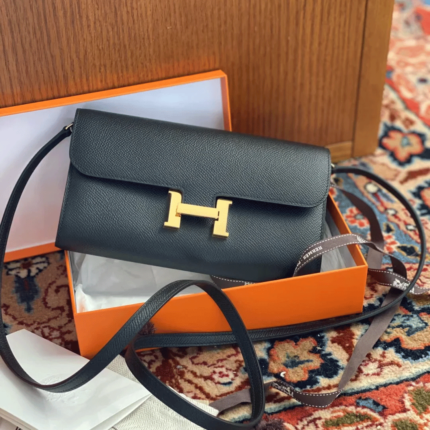 Hermes Mini Constance 18 Epsom Palladium